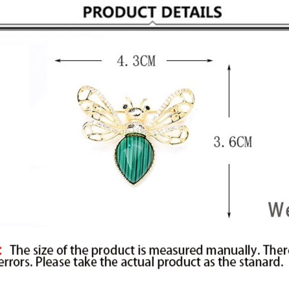 VQ Bee Brooch - Picture 3 of 5